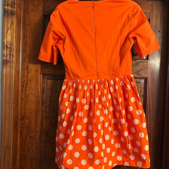 Orange Polka Dot Dress by Maeve NWT - Picture 3 of 4